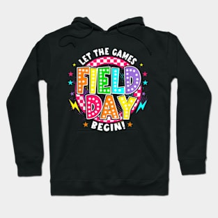 Field Day 2024 Let The Games Begin Teachers Kids Field Day T-Shirt Hoodie